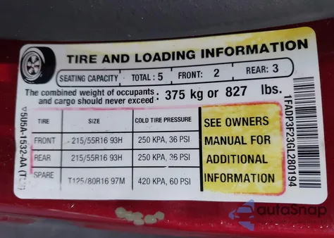 2016 Ford Focus Se from USA, damaged, VIN 1FADP3F23GL280194